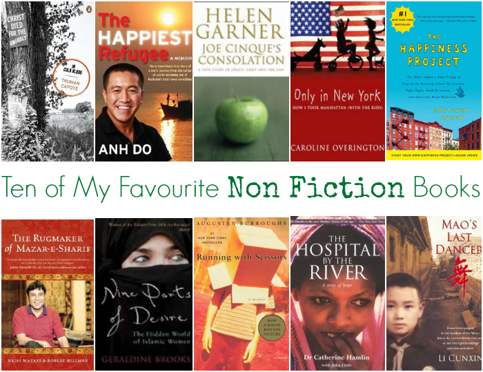 The Top 10 My Favourite Books (Non fiction) Style & Shenanigans