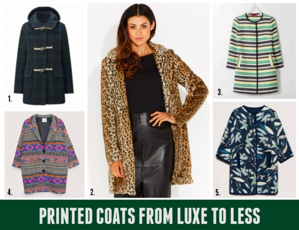 Luxe to Less: Printed Coats & Military Details - Style & Shenanigans