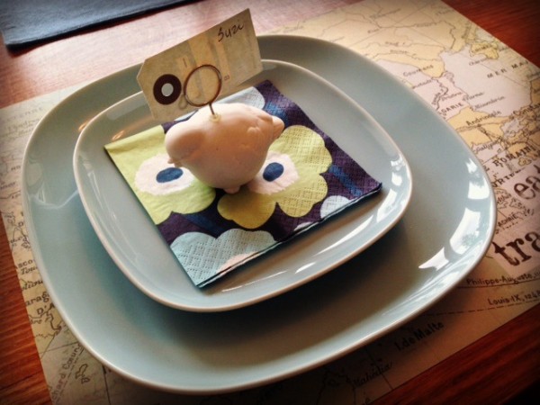 Bird on a plate