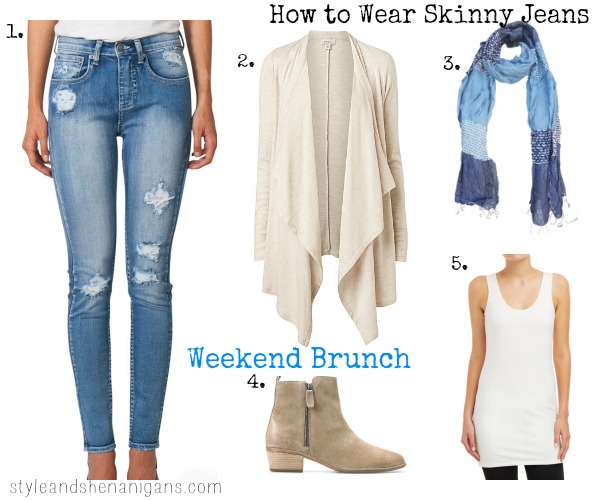 Dress up skinny store jeans