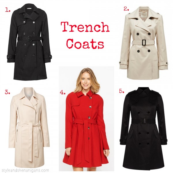 SnS Style Update Trench Coats