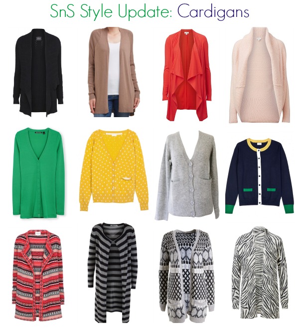 Different types 2024 of cardigans