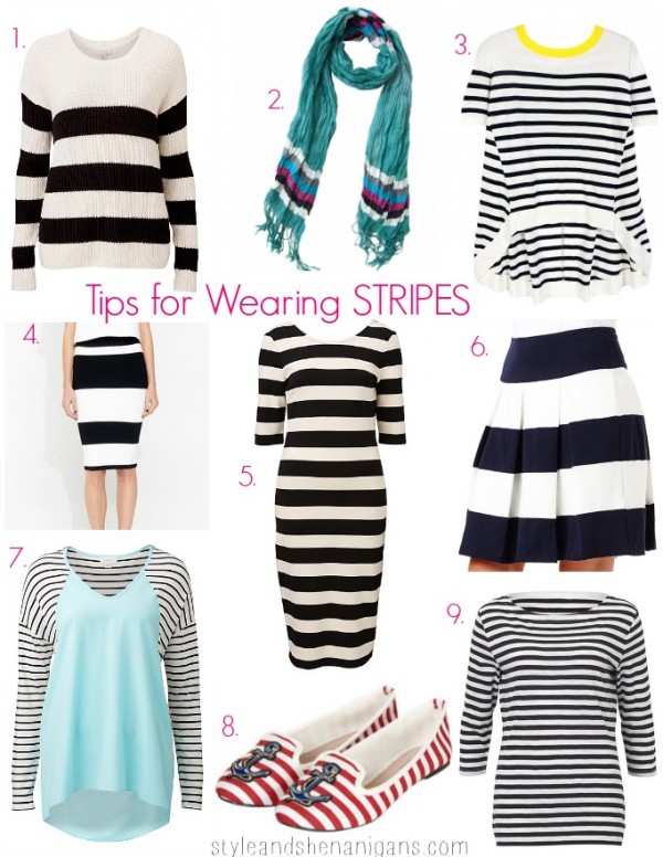 Style and Shenanigans #SnS Print Challenge Day 1 How to Wear Stripes