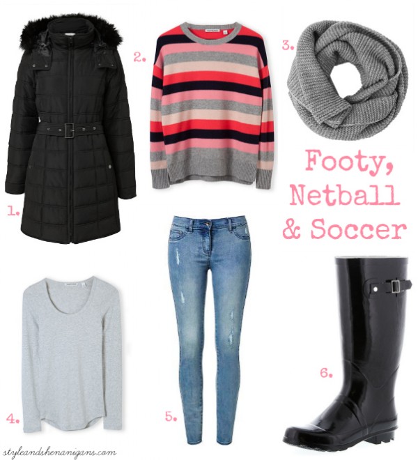 SnS What to Wear at Footy, Netball and Soccer