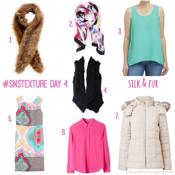 SnS Texture Challenge Day 4 Silk & Fur