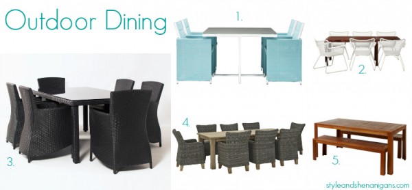 Style and Shenanigans Outdoor Entertaining - Dining