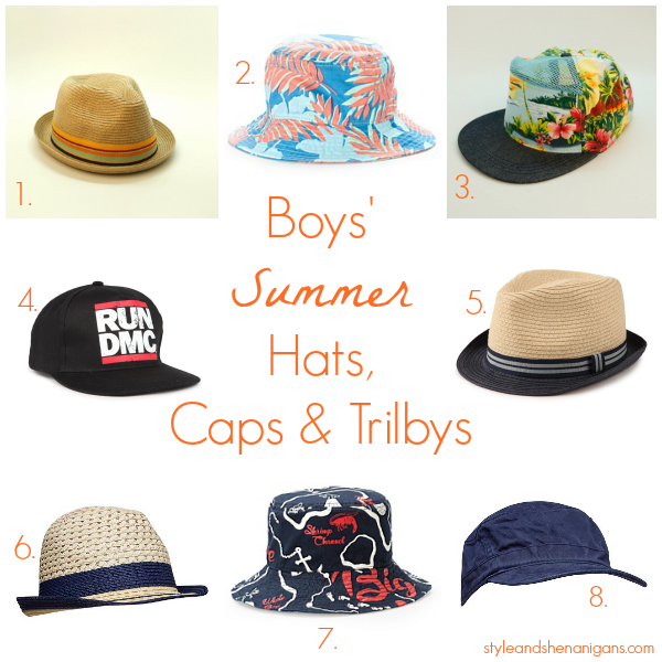 Boys hat hot sale styles