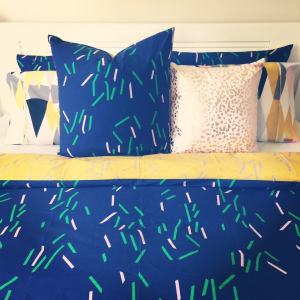 Style & Shenanigans bed with Kip & Co Bed Linen