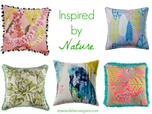 Cushions Inspired by Nature