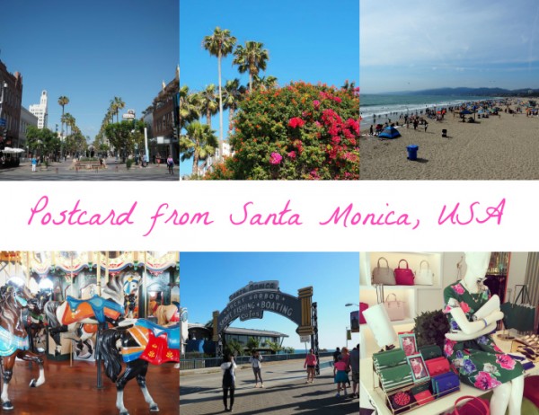 Postcard from Santa Monica, USA