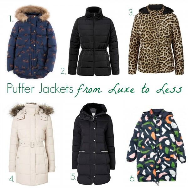 Puffer Jackets from Luxe to Less