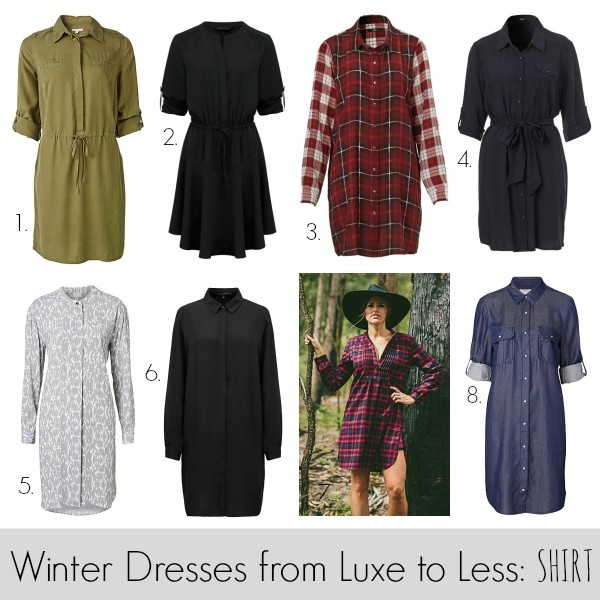 Shirt dresses from luxe to less slider