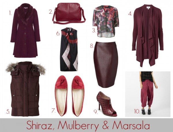 SnS Colour of the Week - Shiraz. Mulberry and Marsala