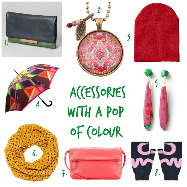 Accessories with a Pop of Colour