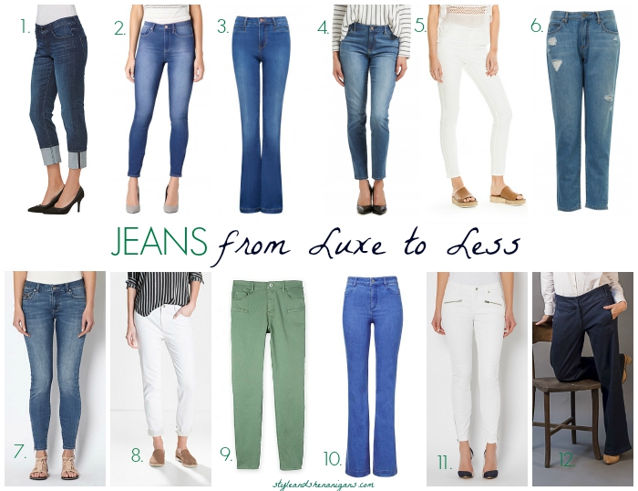 Spring Pants from Luxe to Less: Jeans - Style & Shenanigans