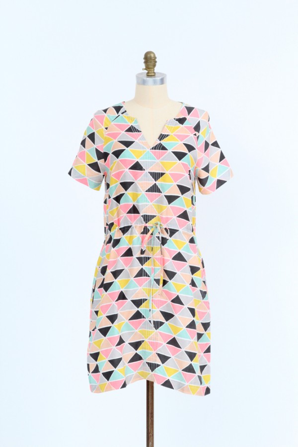 Lily-Dress-triangular-print