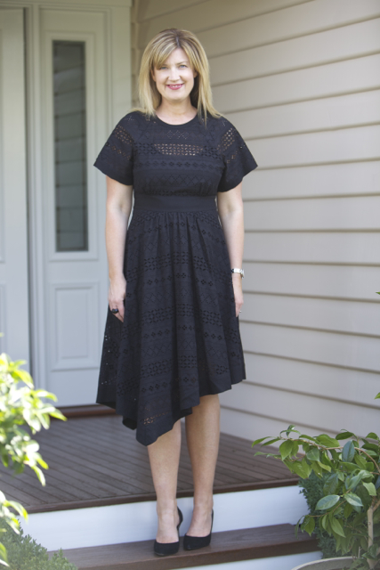 country road navy dress