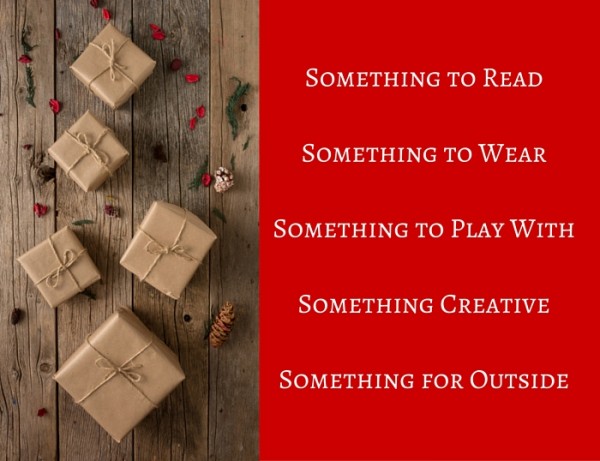 Something to ReadSomething to Play WithSomething CreativeSomething for OutsideSomething to Share