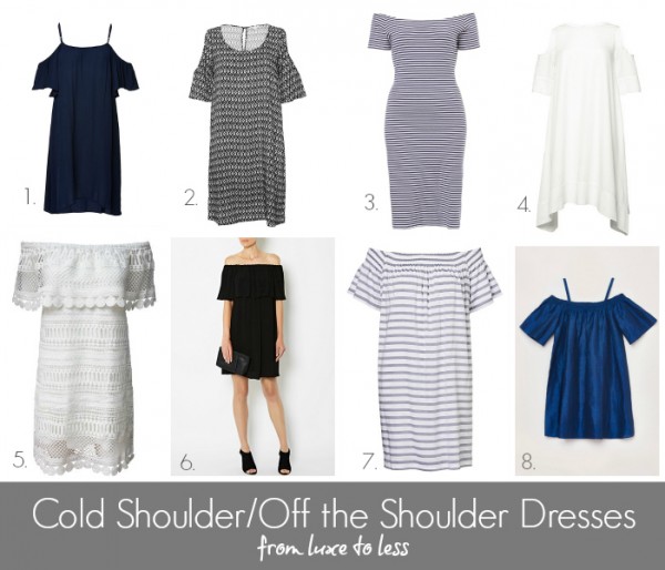 Cold ShoulderOff the Shoulder Dresses from Luxe to Less