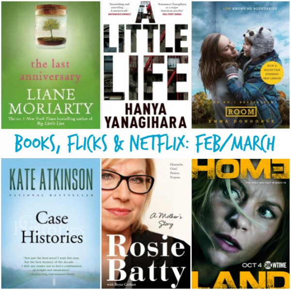 Bookx, Flicks & Netflix - FebMarch 2016