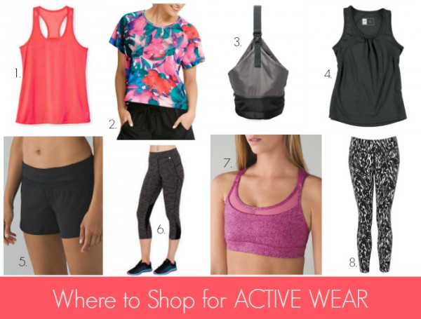 Where to Shop for Active Wear