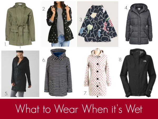 What to Wear When it's Wet - Raincoats