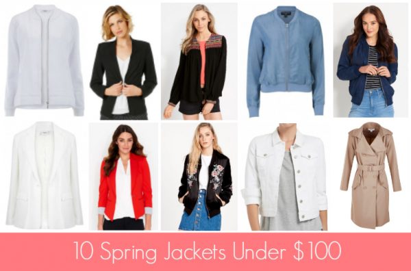 Ten Spring Jackets Under $100