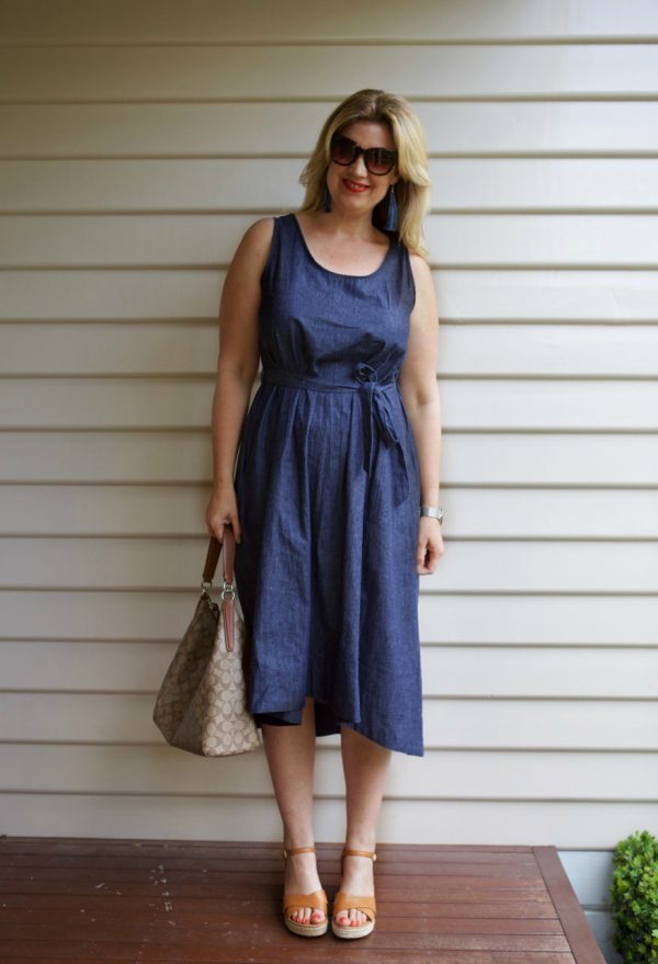 Elk denim dress best sale