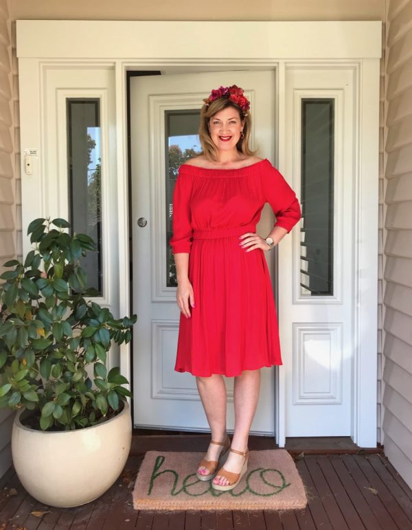 Witchery store red dress