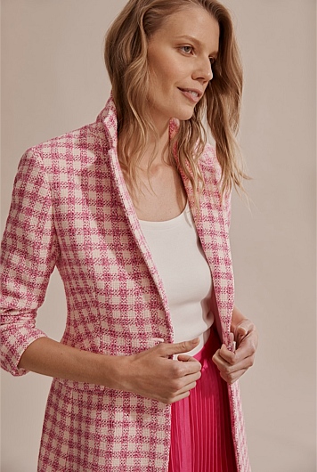 Country road pink outlet blazer